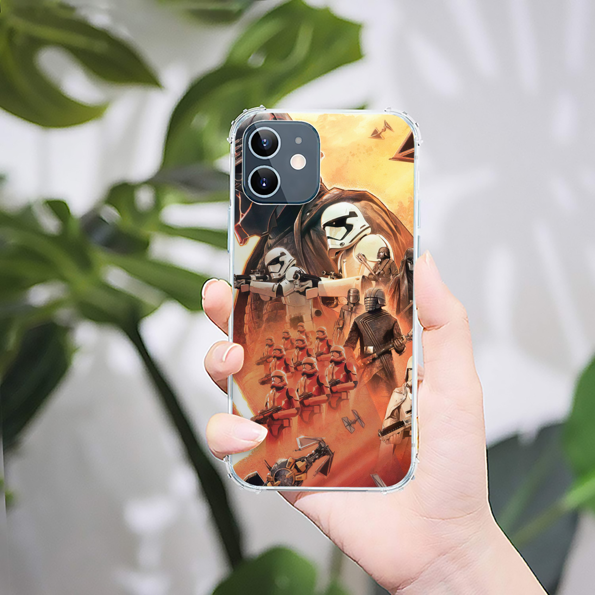 （画像用） スター・ウォーズ Star Wars 【iPhone 12シリーズ対応】透明スマホケース（クリアソフトケース）